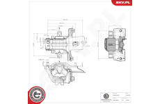 Zaveseni motoru ESEN SKV 75SKV338