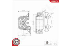 Zavěšení motoru ESEN SKV 75SKV374