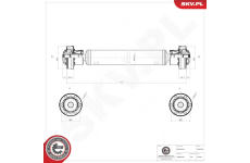 Hnací hřídel ESEN SKV 76SKV003