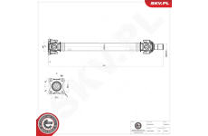 Hnací hřídel ESEN SKV 76SKV012