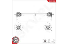 Hnací hřídel ESEN SKV 76SKV030