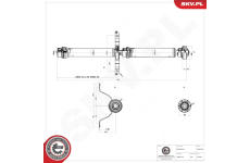 Hnací hriadeľ ESEN SKV 76SKV053