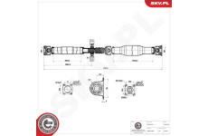Hnací hřídel ESEN SKV 76SKV065