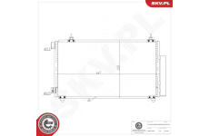 Kondenzátor klimatizácie ESEN SKV 86SKV307