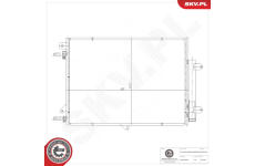 Kondenzátor klimatizácie ESEN SKV 86SKV432