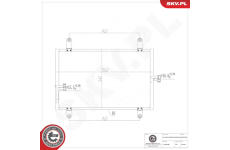 Kondenzátor, klimatizace ESEN SKV 86SKV569