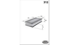 Vzduchový filtr LUCAS FILTERS LFAF700