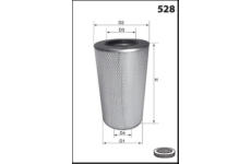 Vzduchový filtr LUCAS FILTERS LFAF796