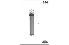 Filtr - sekundární vzduch LUCAS FILTERS LFAF790