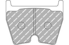 Sada brzdových destiček, kotoučová brzda FERODO RACING FCP1664H