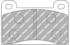 Sada brzdových destiček, kotoučová brzda FERODO RACING FCP461R