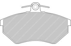 Sada brzdových destiček, kotoučová brzda FERODO RACING FCP775R