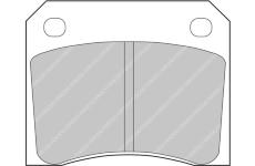 Sada brzdových destiček, kotoučová brzda FERODO RACING FCP815C