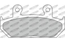 Sada brzdových destiček, kotoučová brzda FERODO RACING FDB663P