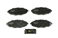 Sada brzdových destiček, kotoučová brzda HART 248 879
