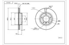 Brzdový kotouč HART 214 143