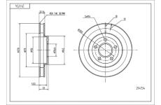 Brzdový kotouč HART 214 154