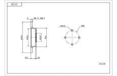 Brzdový kotouč HART 214 220