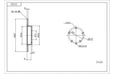 Brzdový kotouč HART 214 226