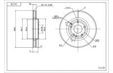 Brzdový kotouč HART 214 230