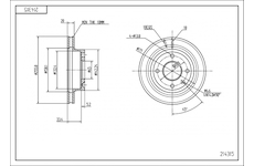 Brzdový kotouč HART 214 315