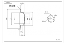 Brzdový kotouč HART 214 342