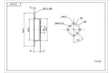Brzdový kotouč HART 214 348