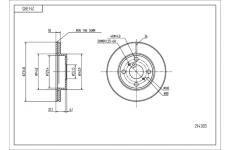 Brzdový kotouč HART 214 385