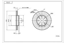 Brzdový kotouč HART 215 354