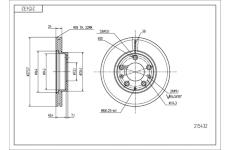Brzdový kotouč HART 215 432