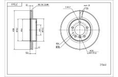 Brzdový kotouč HART 215 661