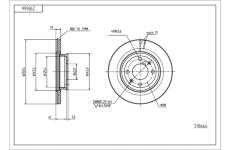 Brzdový kotouč HART 218 666