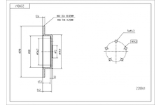 Brzdový kotouč HART 220 861