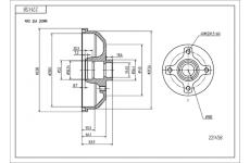 Brzdový buben HART 221 458