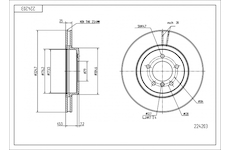 Brzdový kotouč HART 224 203