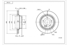 Brzdový kotouč HART 224 368
