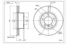 Brzdový kotouč HART 229 066