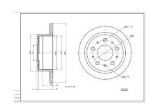 Brzdový kotouč HART 232 233