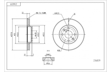 Brzdový kotouč HART 236 839