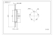 Brzdový kotouč HART 241 038