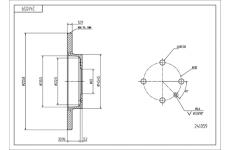 Brzdový kotouč HART 241 059