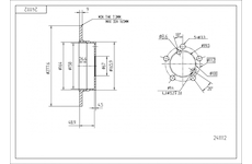 Brzdový kotouč HART 241 112