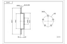 Brzdový kotouč HART 241 113