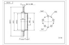 Brzdový kotouč HART 241 130
