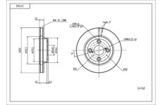Brzdový kotouč HART 241 160