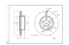 Brzdový kotouč HART 250 252