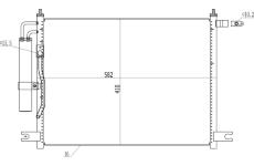Kondenzátor, klimatizace HART 605 715