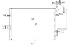 Kondenzátor, klimatizace HART 612 260