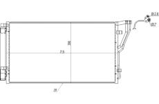 Kondenzátor, klimatizace HART 614 528