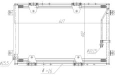 Kondenzátor, klimatizace HART 621 578